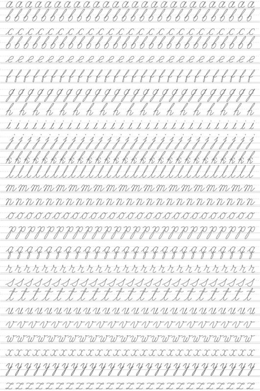 Каллиграфия для начинающих упражнения для детей прописи