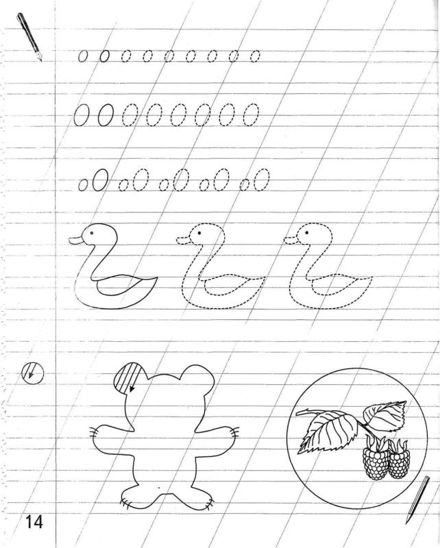 Задания для дошкольников прописи