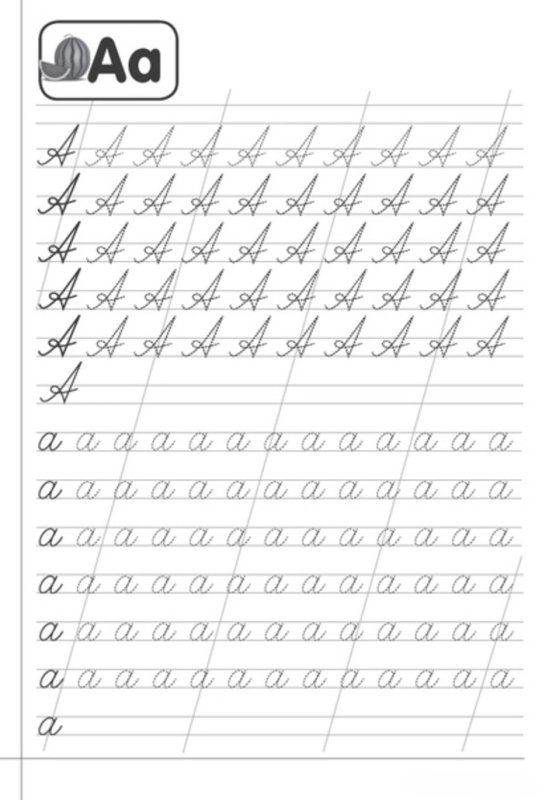 Буква а прописная и заглавная прописи