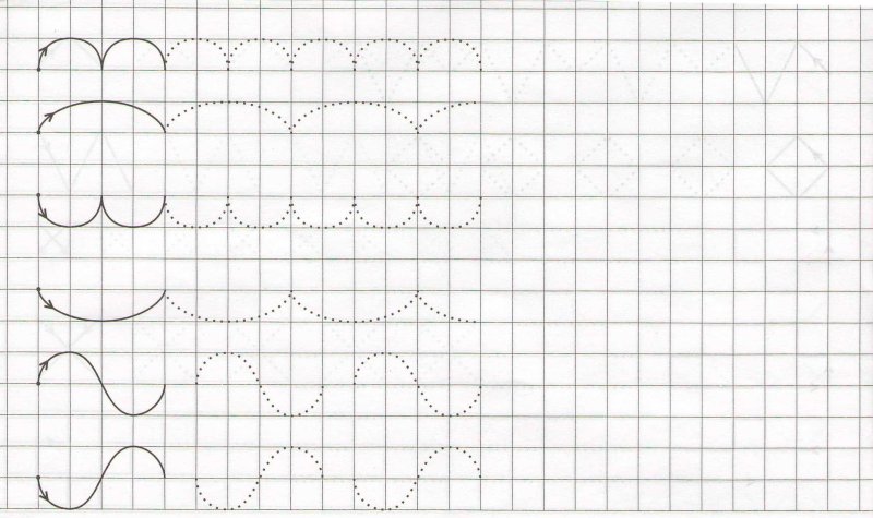 Прописи в клеточку для дошкольников