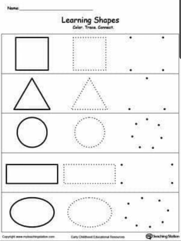 Пропись геометрические фигуры для дошкольников