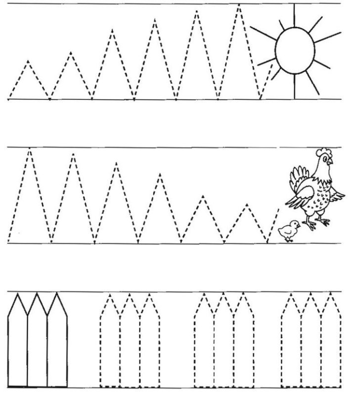 Прописи для детей 3-4 лет