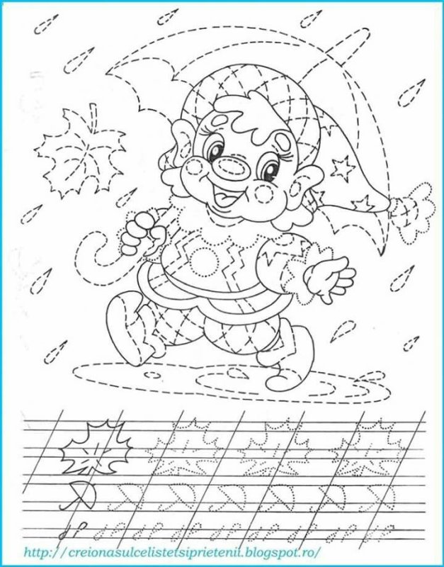 Веселые прописи для дошкольников