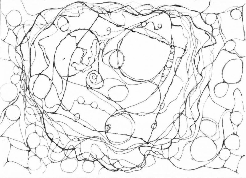 Нейрографика раскраска