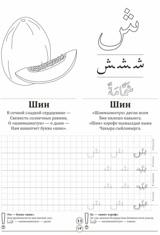 Арабский алфавит прописи Алиф