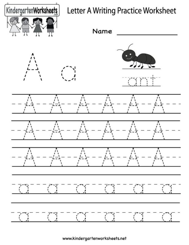Letter e Worksheets for Kids
