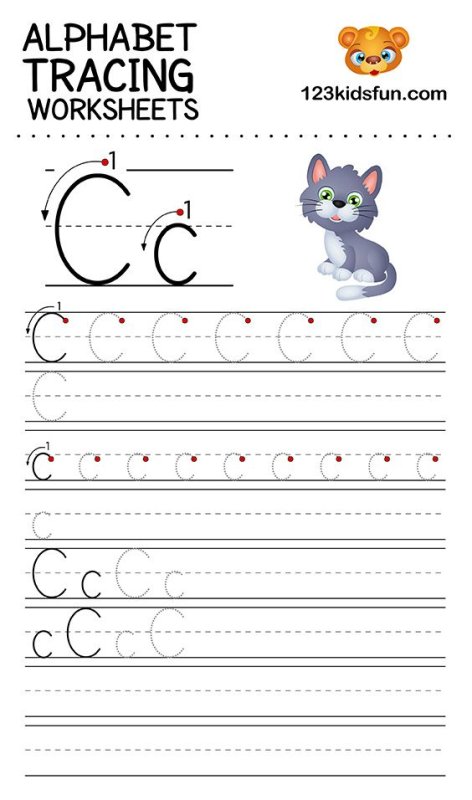 Letter c Worksheet