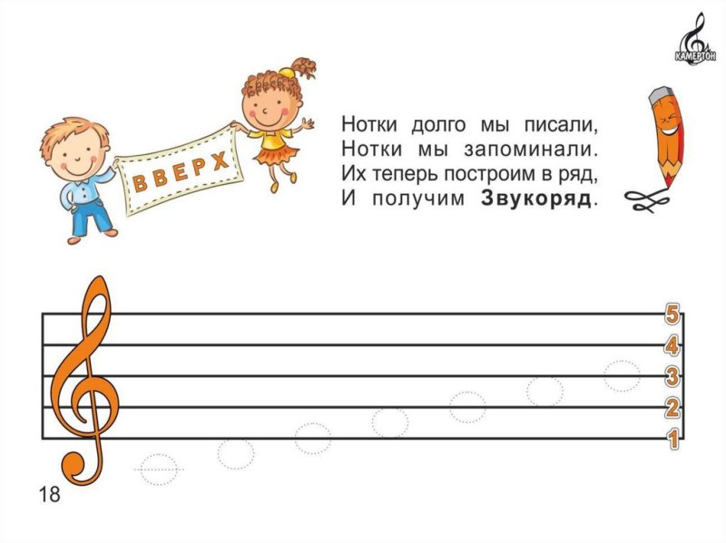 Ноты пропись для детей