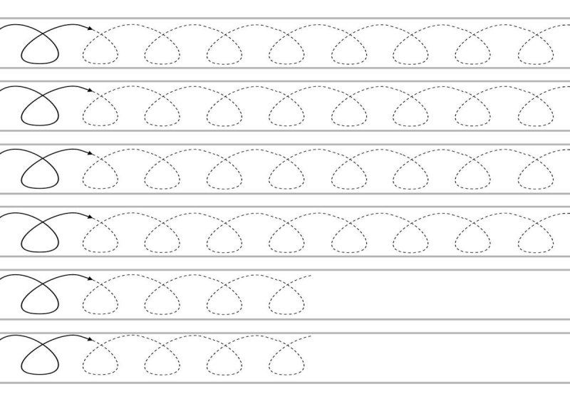 Прописи линии