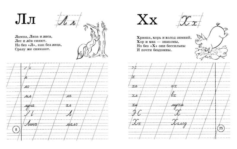 Прописи для первого класса школа России прописные буквы