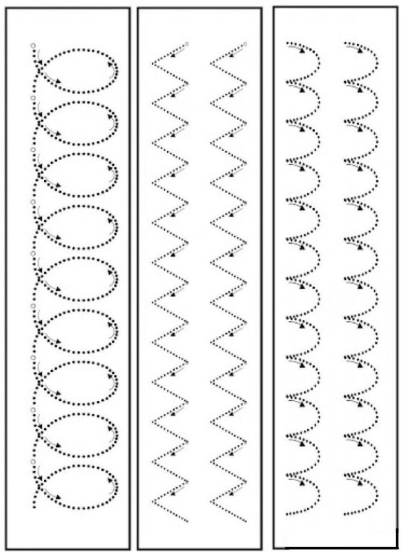 Графомоторные упражнения для малышей
